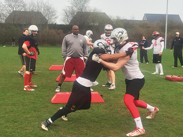 Huskies testen im „PSD Bank Nord Bowl“