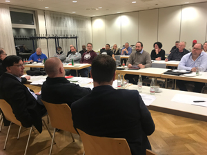 Positive Stimmung bei der Versammlung