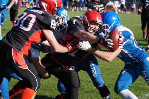 Chemnitz Crusaders verlieren zum Saisonauftakt in Neubrandenburg