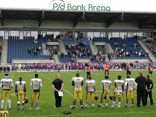 Gelungene Heimpremiere im Eurobowl Gruppenspiel