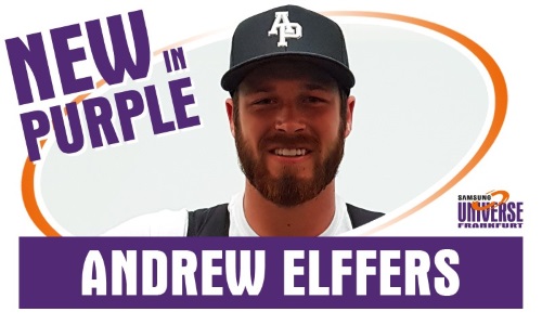 Andrew Elffers verstärkt die „Men in Purple“ ab sofort