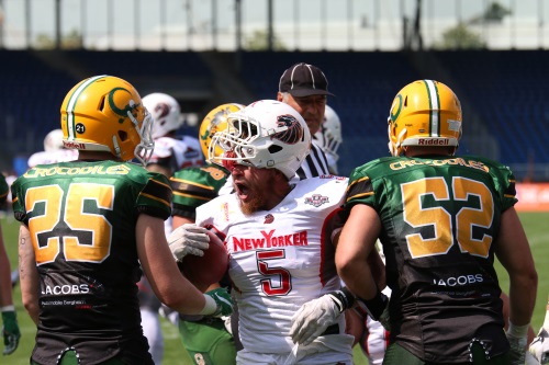 New Yorker Lions Sieger im Duell der Raubtiere