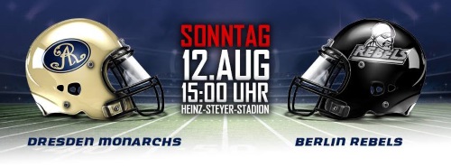 Dresden Monarchs vs. Berlin Rebels – Das Spitzenduell kann zur kleinen Vorentscheidung werden