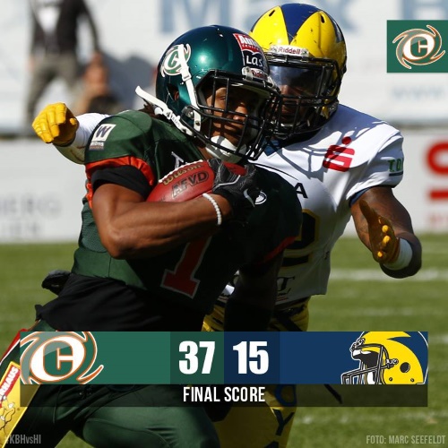 Hurricanes Sieg gegen die Hildesheim Invaders