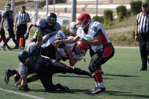 Nach 7 Niederlagen 1. Sieg für Chemnitz Crusaders