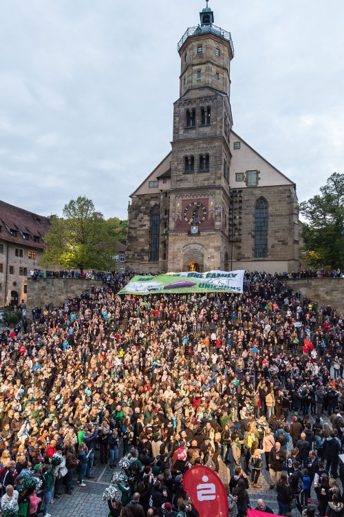 Volles Unicorns Programm bis zur Marktplatzfeier