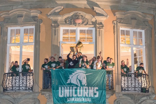 Stadt Hall feiert ihre Unicorns
