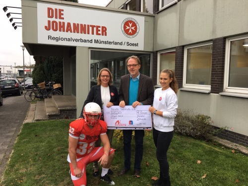 Münster Mammuts sammelten für Johanniter-Hospiz