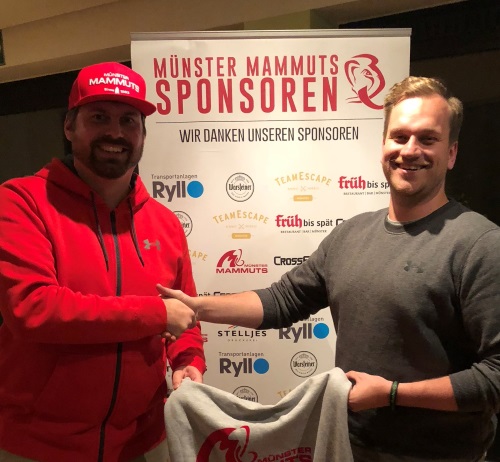 Nils Müller ist neuer OC bei den Münster Mammuts