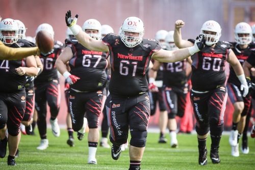 Die starken O-Line Löwen aus Braunschweig