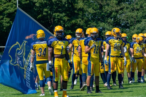 Alles in gelb, die Elmshorn Fighting Pirates