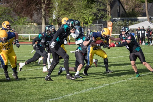 Khairi Dickson, Elmshorn Fighting Pirates erzielt den 2. Touchdown