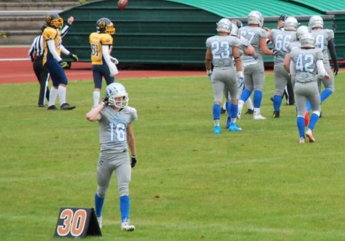 Christopher Stiehl, Darmstadt Diamonds erzielte den einzigen Darmstädter Touchdown