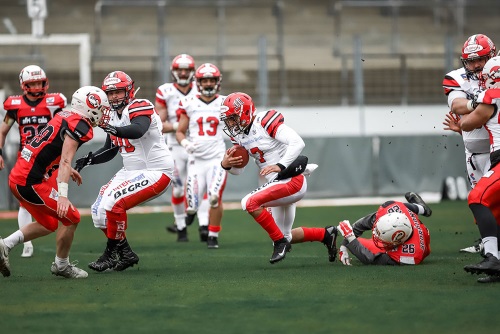 Marburg Mercenaries haben Auswärtsspiel gegen Stuttgart Scorpions verloren