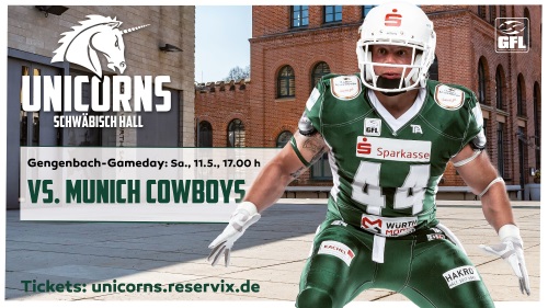 Schwäbisch Hall Unicorns gegen Munich Cowboys