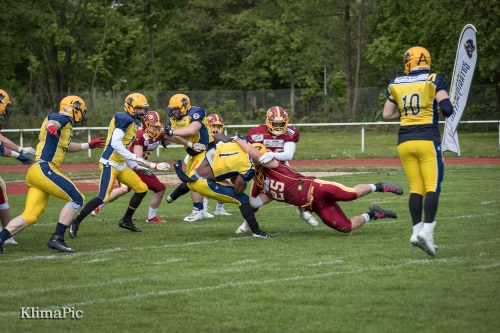 Khairi Dickson, Elmshorn Fighting Pirates hat schon 4 Touchdowns erzielt