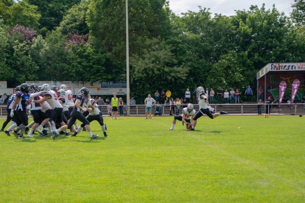 Hamburg Huskies verschießen Fieldgoal gegen Langenfeld Longhorns
