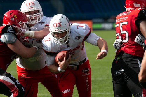 QB Brandon Connette erläuft 4 Touchdowns