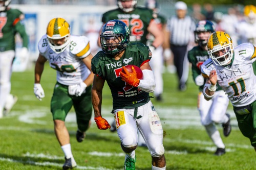 Runningback Colby Goodwyn, Cologne Crocodiles