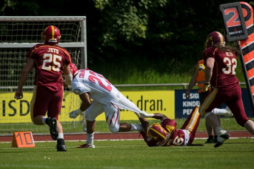 Troisdorf Jets kämpfen gegen Lübeck Cougars