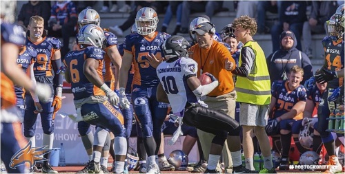 Die Rostock Griffins konnten gegen die Langenfeld Longhorns gewinnen