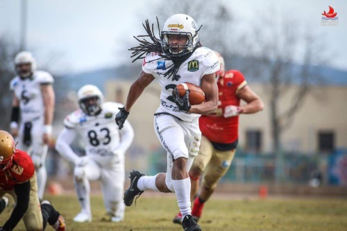 Receiver Meril Zero ist ein Neuzugang bei den New Yorker Lions Braunschweig