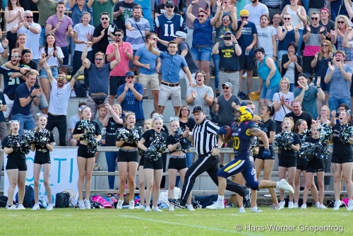 Nate Morris, Hildesheim Invaders beim 80 Yard Return Touchdown