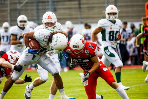 Die Stuttgart Scorpions können die Schwäbisch Hall Unicorns auch im zweiten Spiel nicht stoppen.