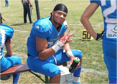 Sadik Busch, Runningback der Darmstadt Diamonds
