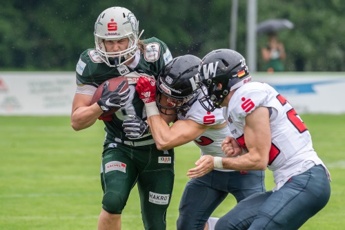Julian Annerwall, Widereceiver der Schwäbisch Hall Unicorns