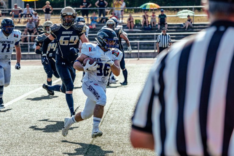Bad Homburg Sentinels gewinnen bei den Mainz Golden Eagles
