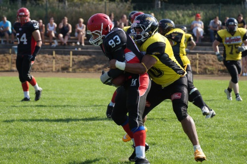 Die Chemnitz Crusaders erwarten die Wernigerode Mountain Tigers