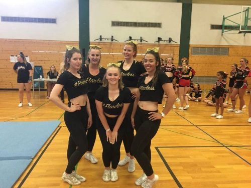 Group Stunt Cheerleader der Wiesbaden Phantoms wurden Europameister