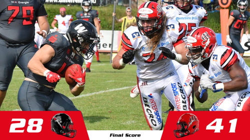 Kirchdorf Wildcats verlieren gegen Marburg Mercenaries