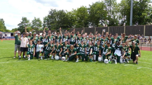 Die U16 der Schwäbisch Hall Unicorns freut sich über eine perefect season