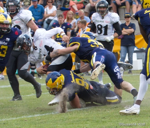 Hildesheim Invaders gewinnen gegen Berlin Rebels