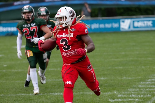 Christopher McClendon, Runningback der New Yorker Lions Braunschweig war nicht zu stoppen