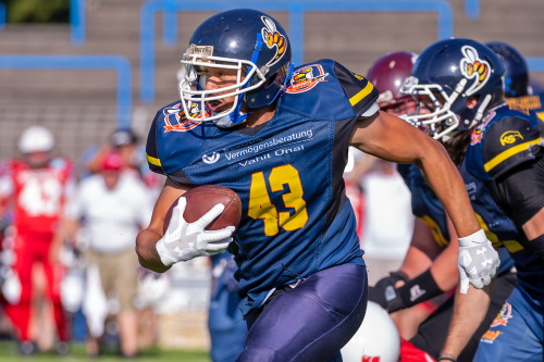 Sascha Baptist, Hanau Hornets läuft zum Touchdown
