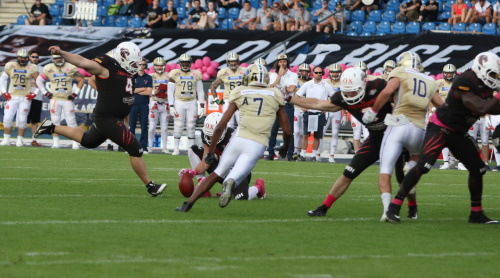 Kicker und Game MVP, sowie All Time Leading Scorer, Tobias Goebel