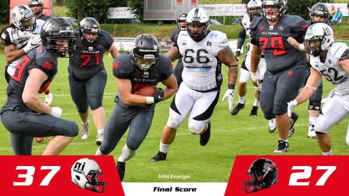 Kirchdorf Wildcats verlieren bei den Ingolstadt Dukes