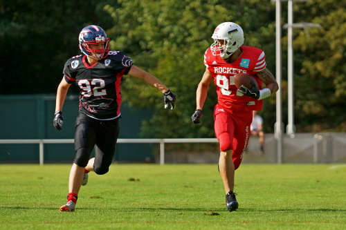 Die Rhein-Main Rockets gewinnen gegen die Wetzlar Wölfe