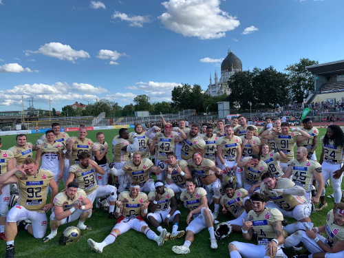 Dresden Monarchs gewinnen zu Hause gegen die Kiel Baltic Hurricanes