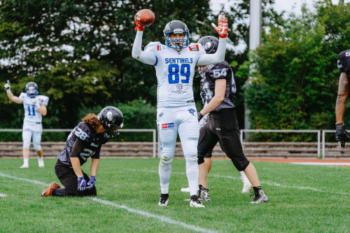 Die Bad Homburg Sentinels gewinnen gegen die Trier Stampers