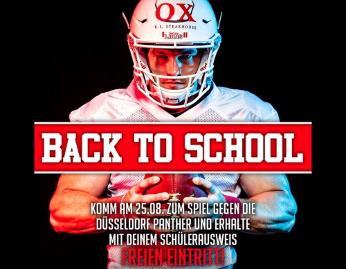 Back to School Freikartenaktion der New Yorker Lions Braunschweig