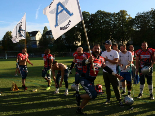 Burak Alkac, Remscheid Amboss jubelt nach dem Spiel