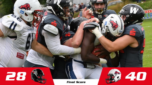 Kirchdorf Wildcats verlieren gegen Ravensburg Razorbacks Relegationshinspiel