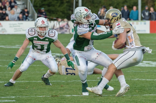 Die Schwäbisch Hall Unicorns empfangen die Dresden Monarchs im GFL Playoff Halbfinale