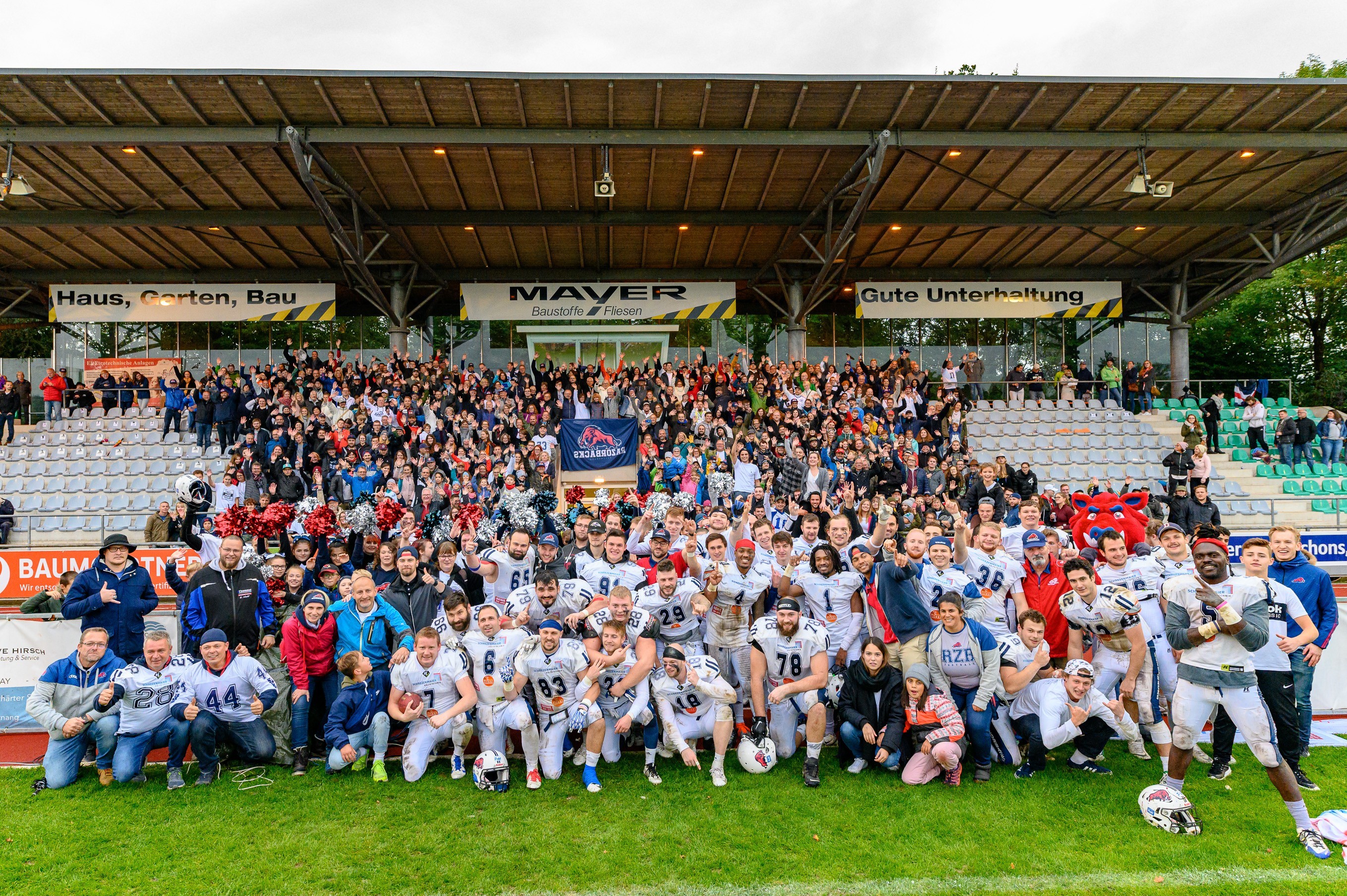 Ravensburg Razorbacks steigen in GFL auf.