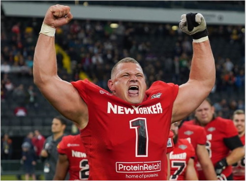 Patrick Finke wurde mit den New Yorker Lions Braunschweig Deutscher Meister