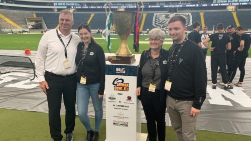 Randy Ambrosie, CFL Manager beim German Bowl